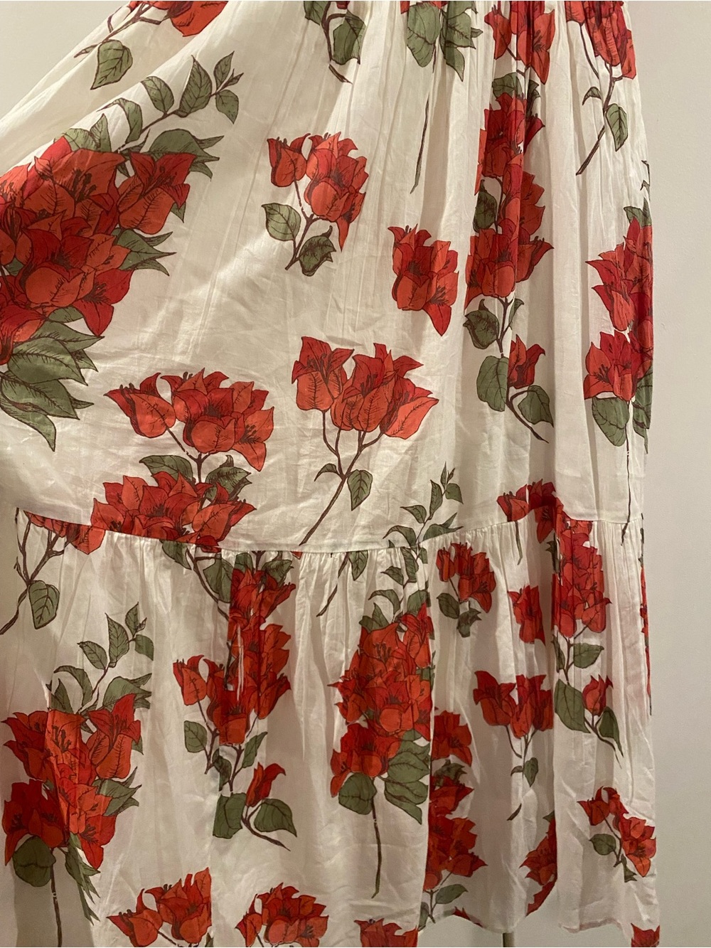 Pink Chicken Red Floral Tiered Maxi Dress 🌹❤️ - Picture 2 of 5